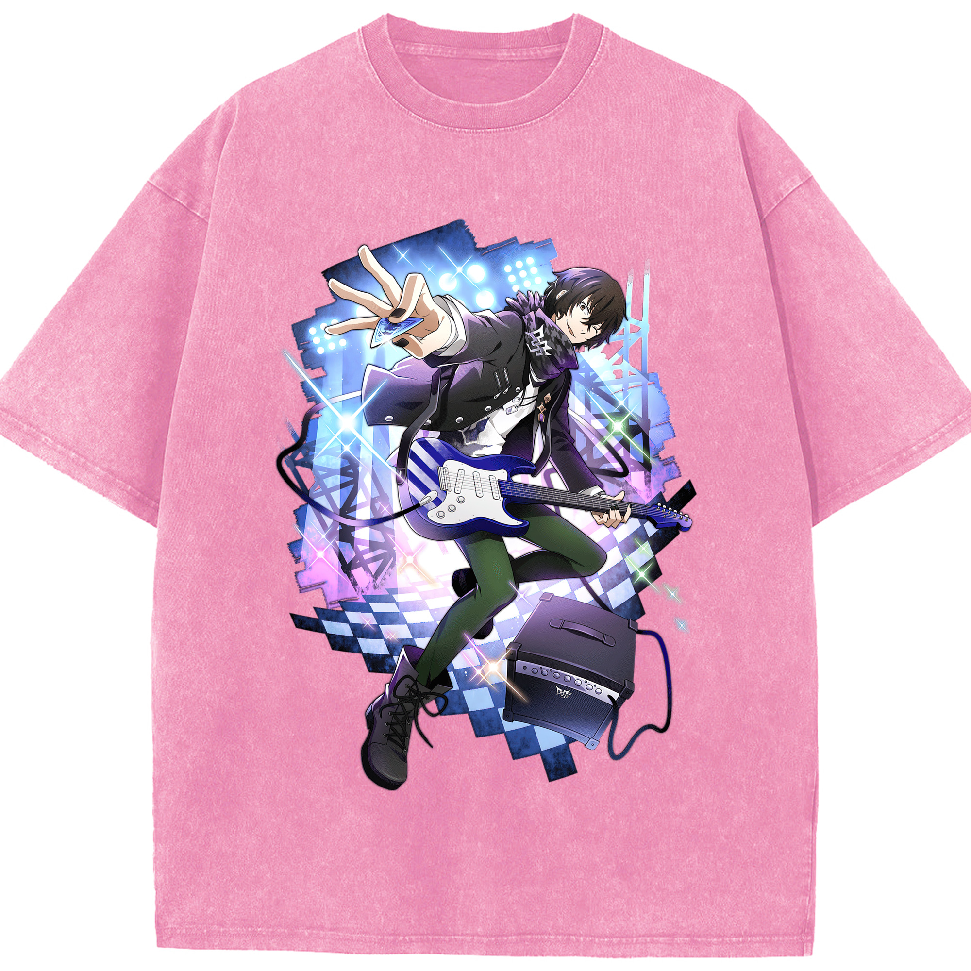 （画像用） 文豪ストレイドッグス Bungo Stray Dogs 綿100% ヴィンテージ風 半袖Tシャツ（フロントプリント）